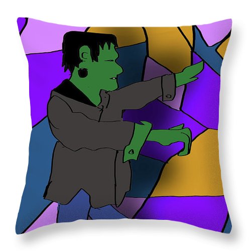 Frankenstein - Throw Pillow