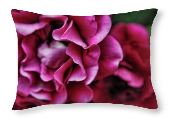 Fuchsia Flowers - Throw Pillow