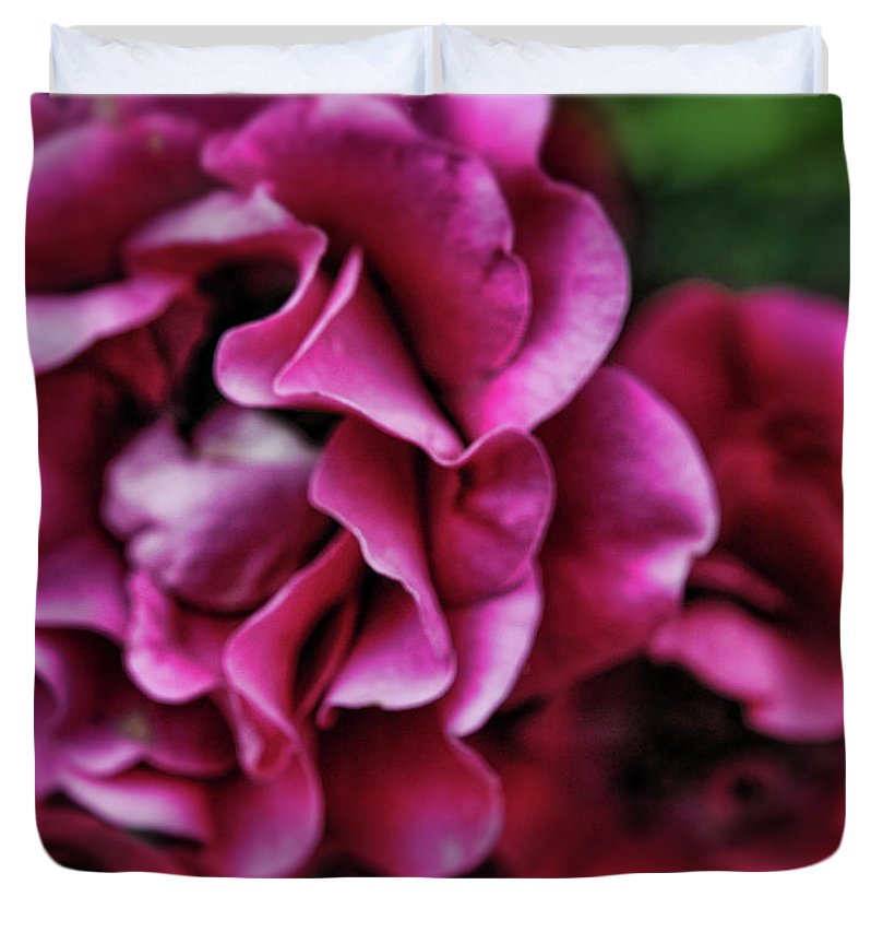 Fuchsia Flowers - Duvet Cover