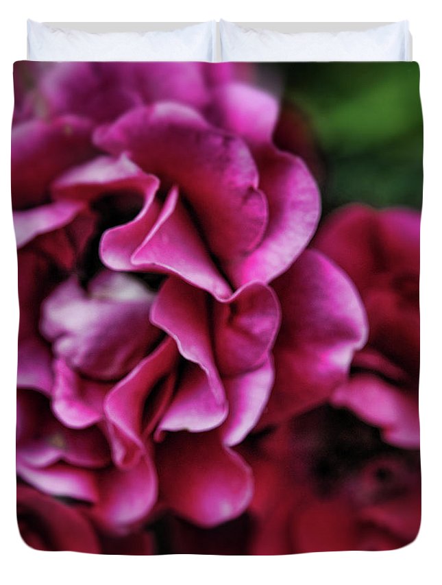 Fuchsia Flowers - Duvet Cover