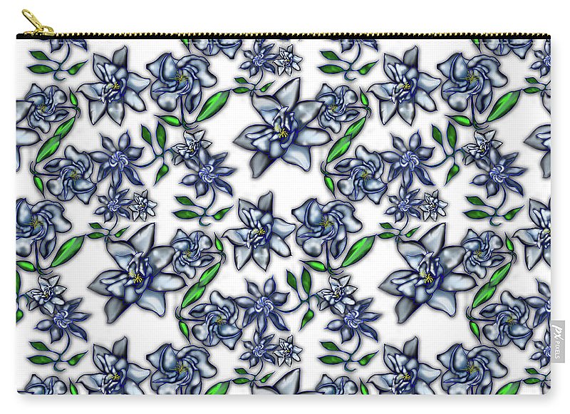 Gardenias on White - Carry-All Pouch