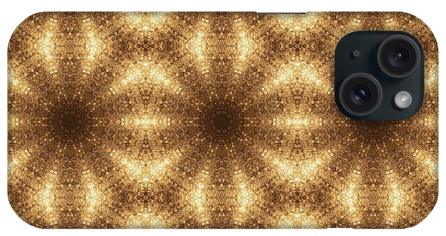 Gold Disco Kaleidoscope - Phone Case