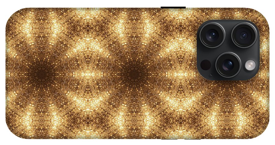 Gold Disco Kaleidoscope - Phone Case