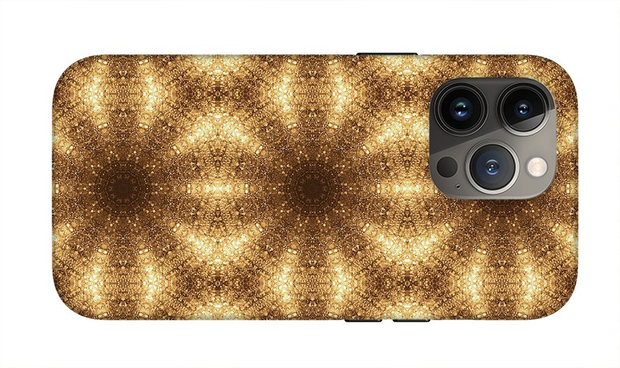 Gold Disco Kaleidoscope - Phone Case