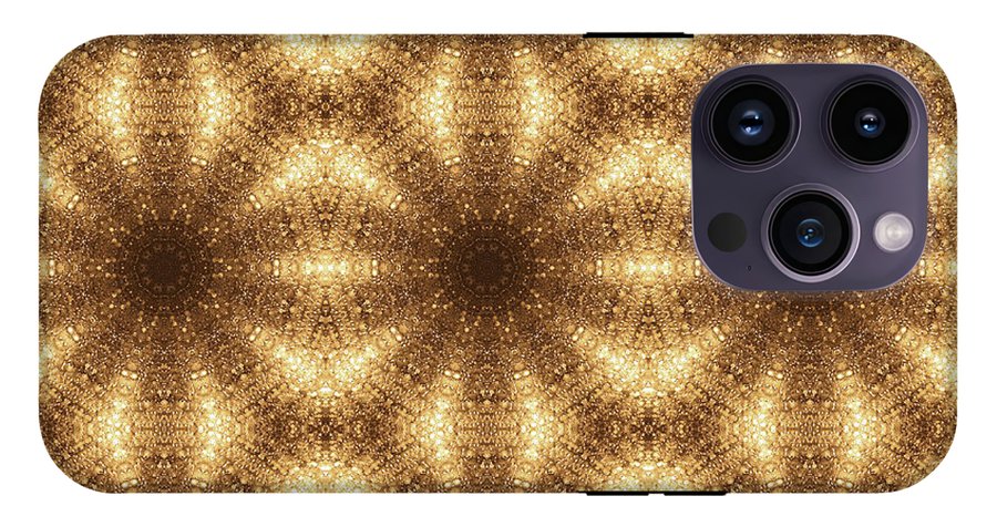 Gold Disco Kaleidoscope - Phone Case