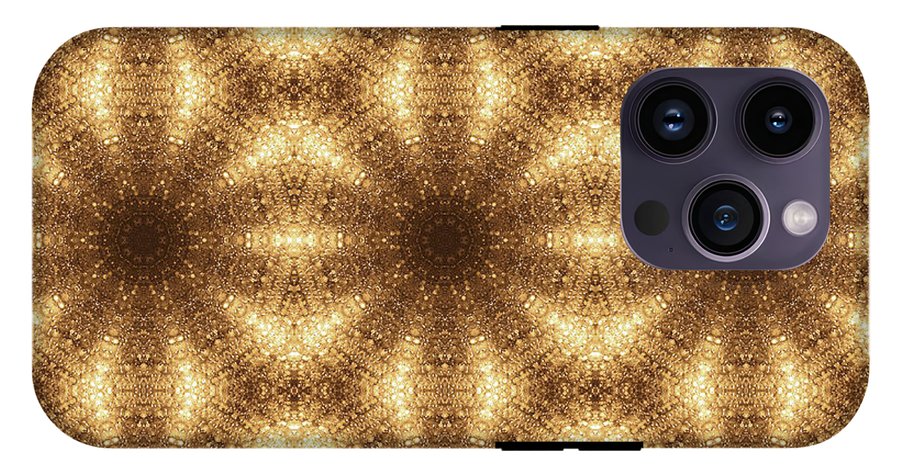 Gold Disco Kaleidoscope - Phone Case