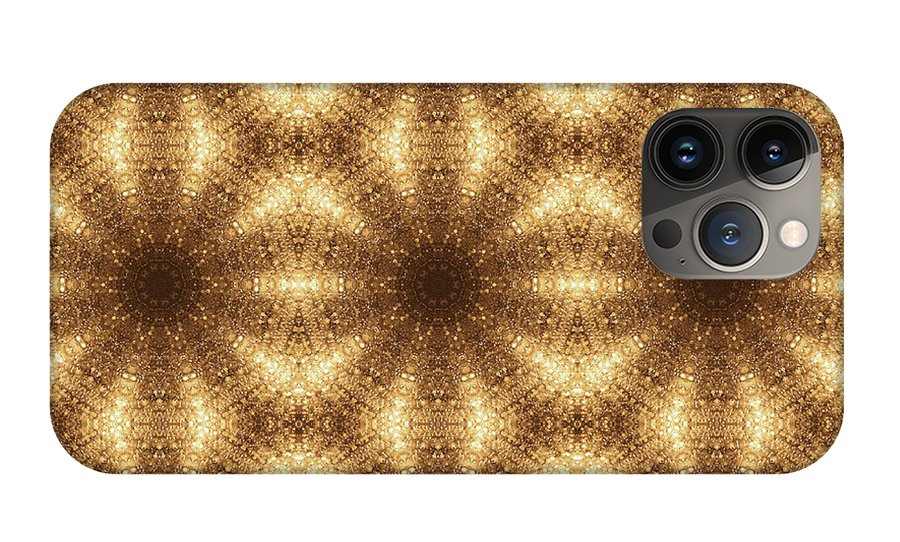 Gold Disco Kaleidoscope - Phone Case