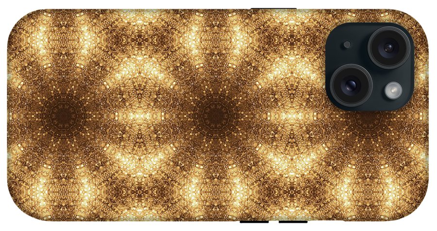 Gold Disco Kaleidoscope - Phone Case