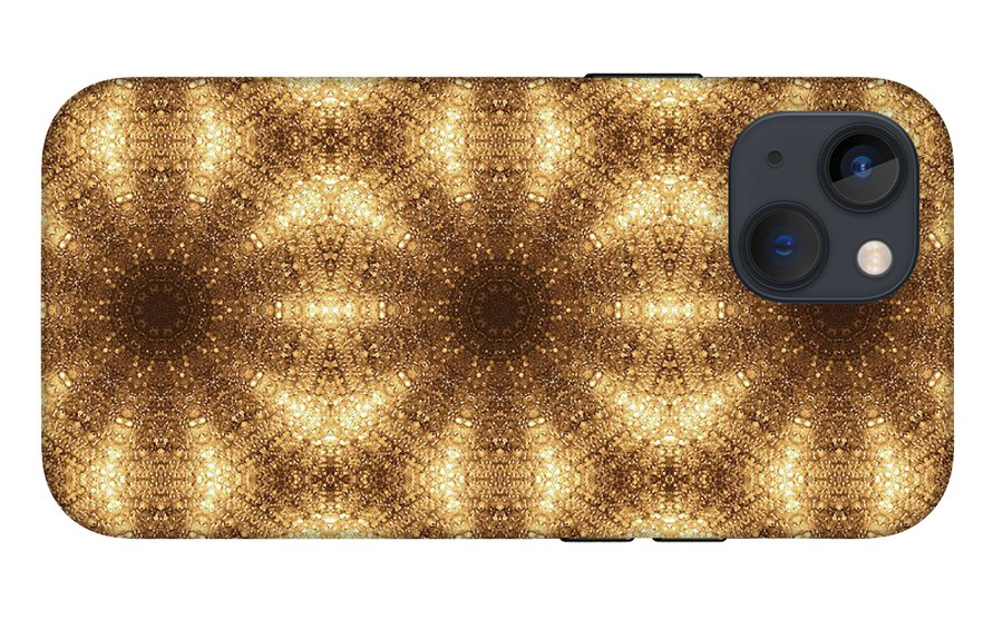 Gold Disco Kaleidoscope - Phone Case