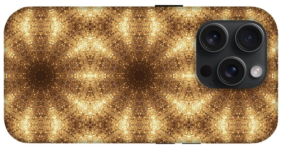 Gold Disco Kaleidoscope - Phone Case