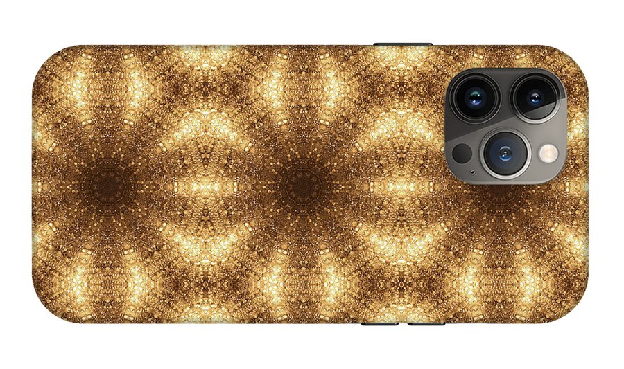 Gold Disco Kaleidoscope - Phone Case