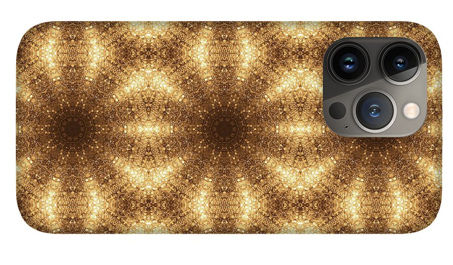 Gold Disco Kaleidoscope - Phone Case