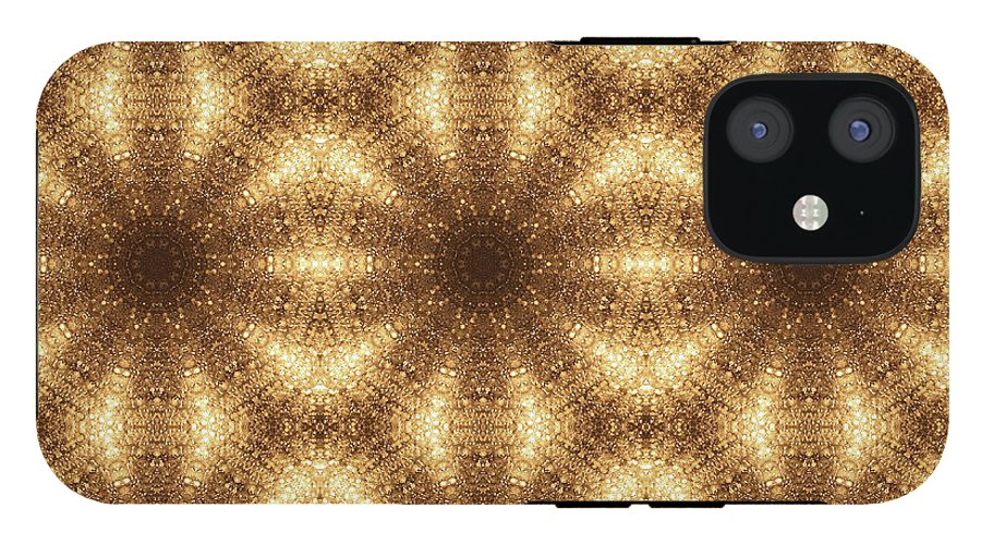 Gold Disco Kaleidoscope - Phone Case