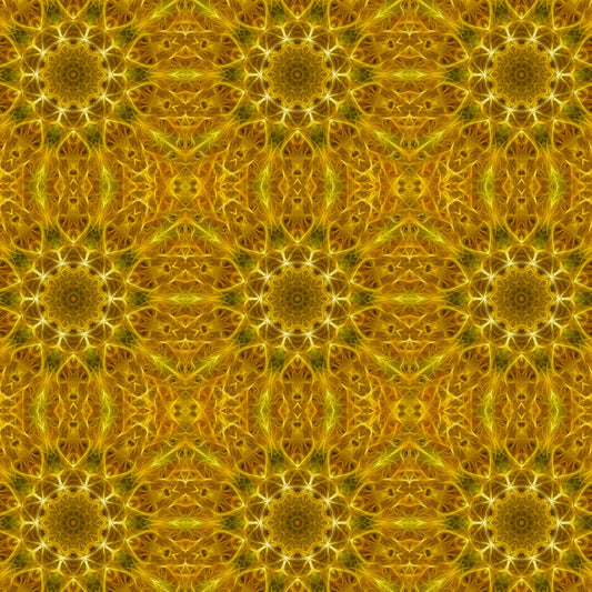 Gold Kaleidoscope Digital Image Download