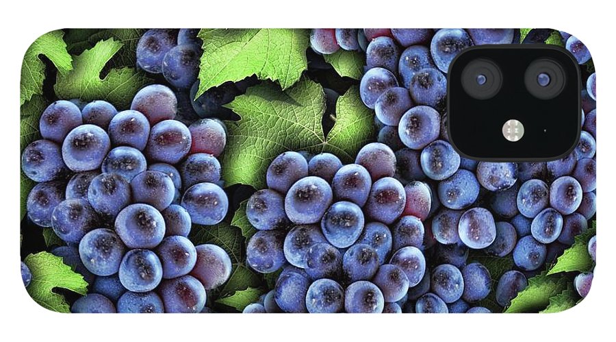 Grapes Pattern - Phone Case