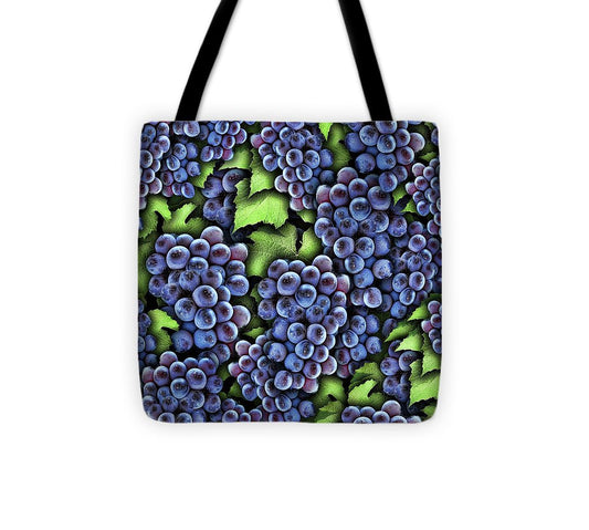 Grapes Pattern - Tote Bag