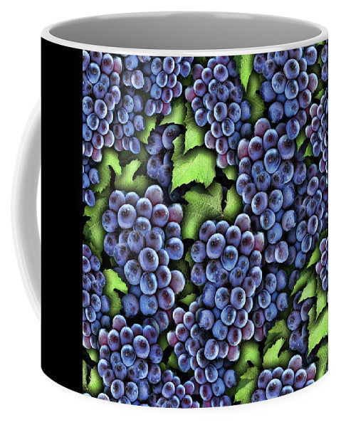 Grapes Pattern - Mug