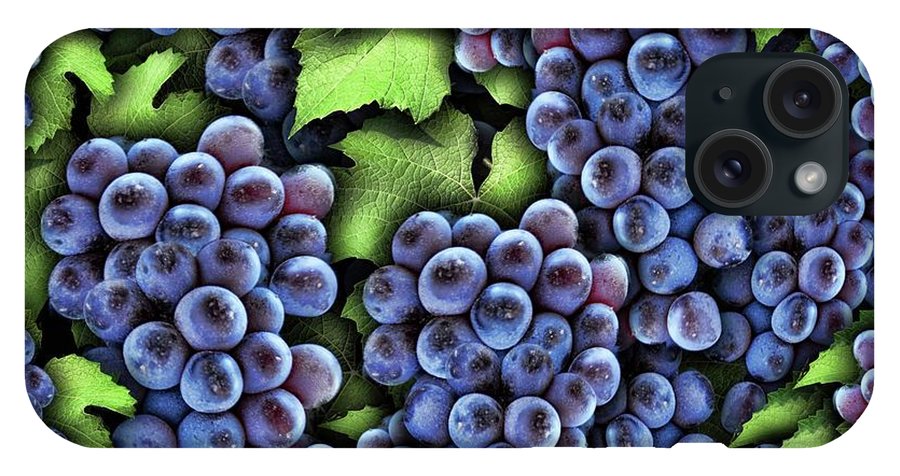 Grapes Pattern - Phone Case