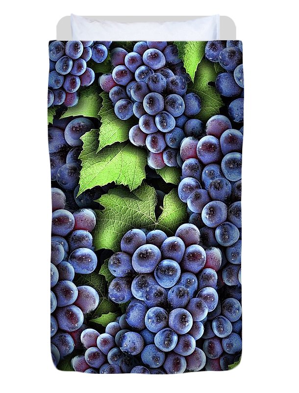 Grapes Pattern - Duvet Cover