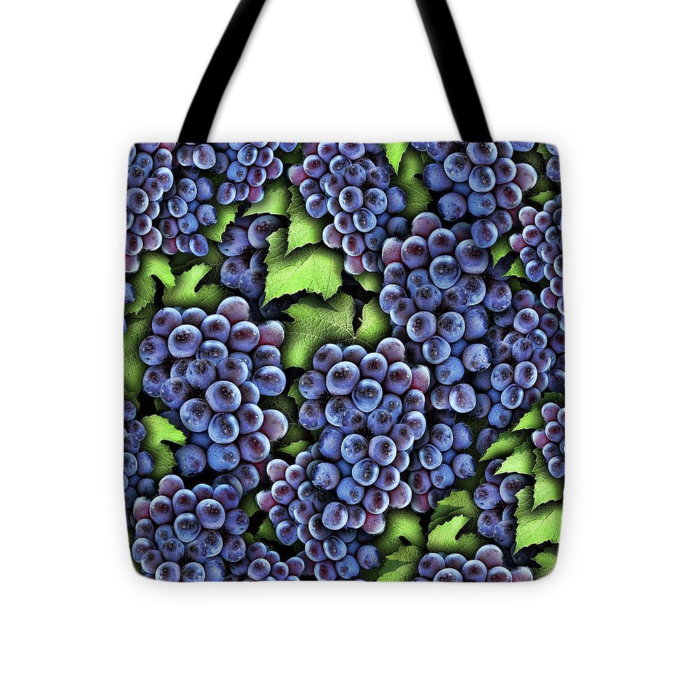 Grapes Pattern - Tote Bag