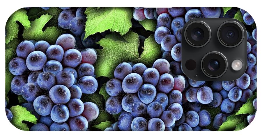 Grapes Pattern - Phone Case