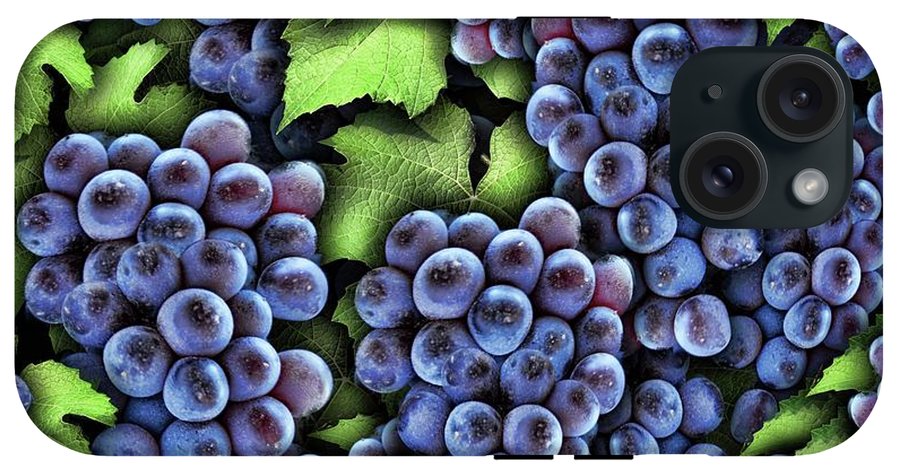 Grapes Pattern - Phone Case