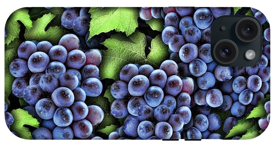 Grapes Pattern - Phone Case