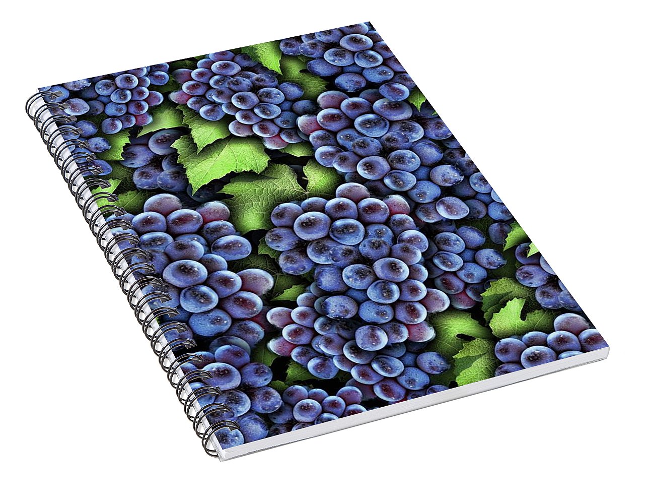 Grapes Pattern - Spiral Notebook
