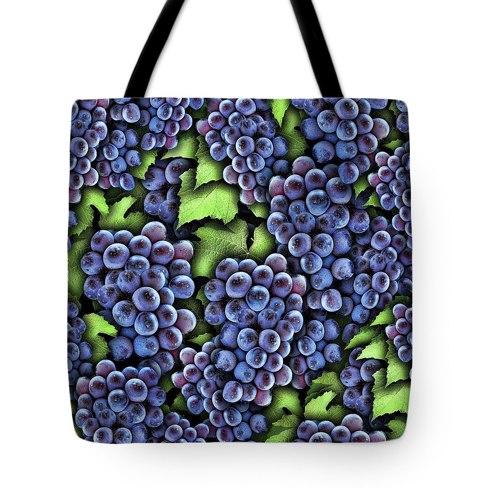 Grapes Pattern - Tote Bag