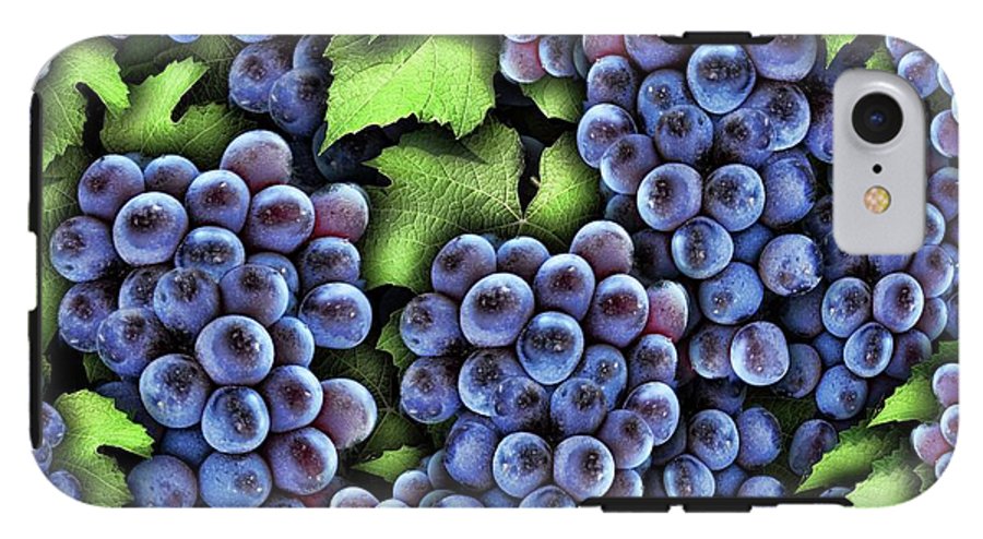 Grapes Pattern - Phone Case