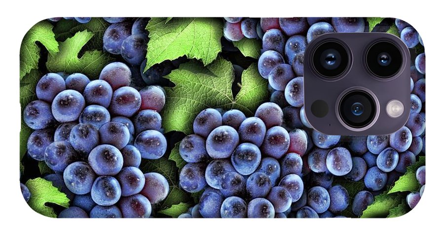 Grapes Pattern - Phone Case