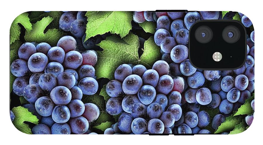 Grapes Pattern - Phone Case