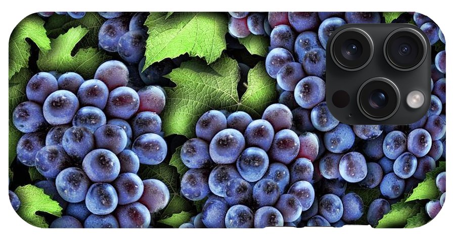 Grapes Pattern - Phone Case