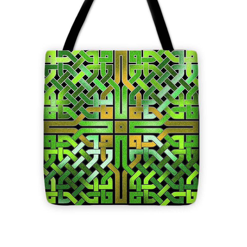 Green Celtic Knot - Tote Bag