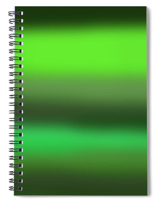 Green Grass Gradient - Spiral Notebook