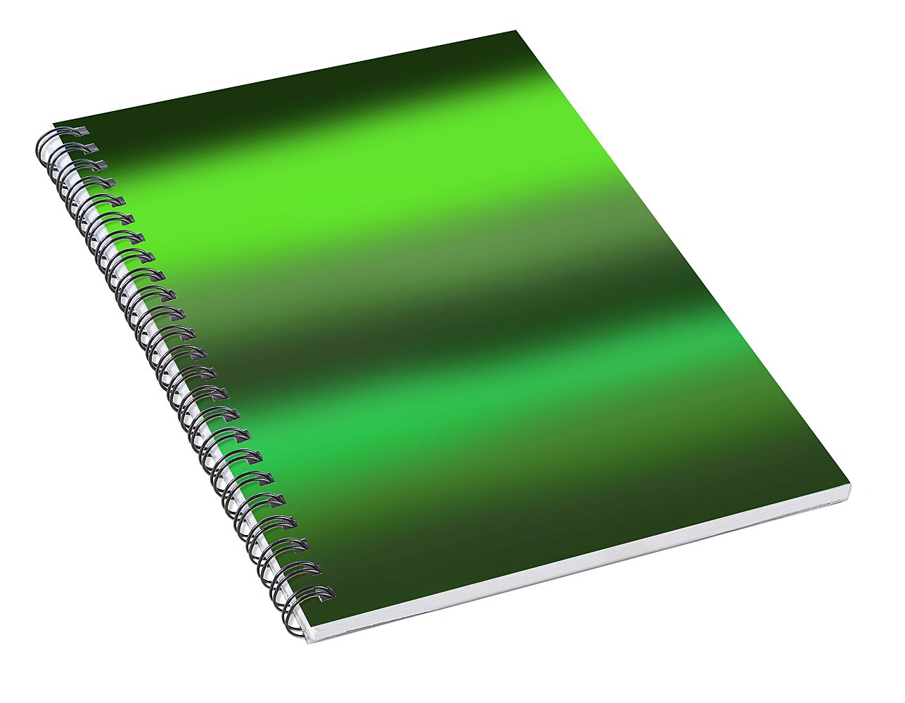 Green Grass Gradient - Spiral Notebook