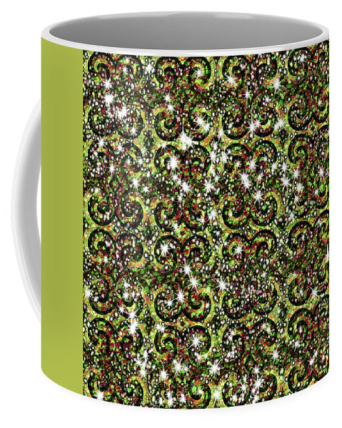 Green Sparkle Swirl - Mug