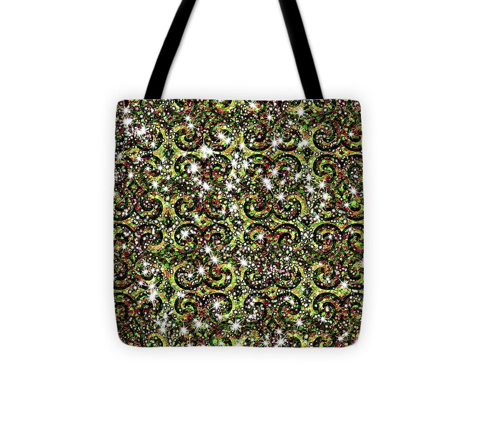 Green Sparkle Swirl - Tote Bag