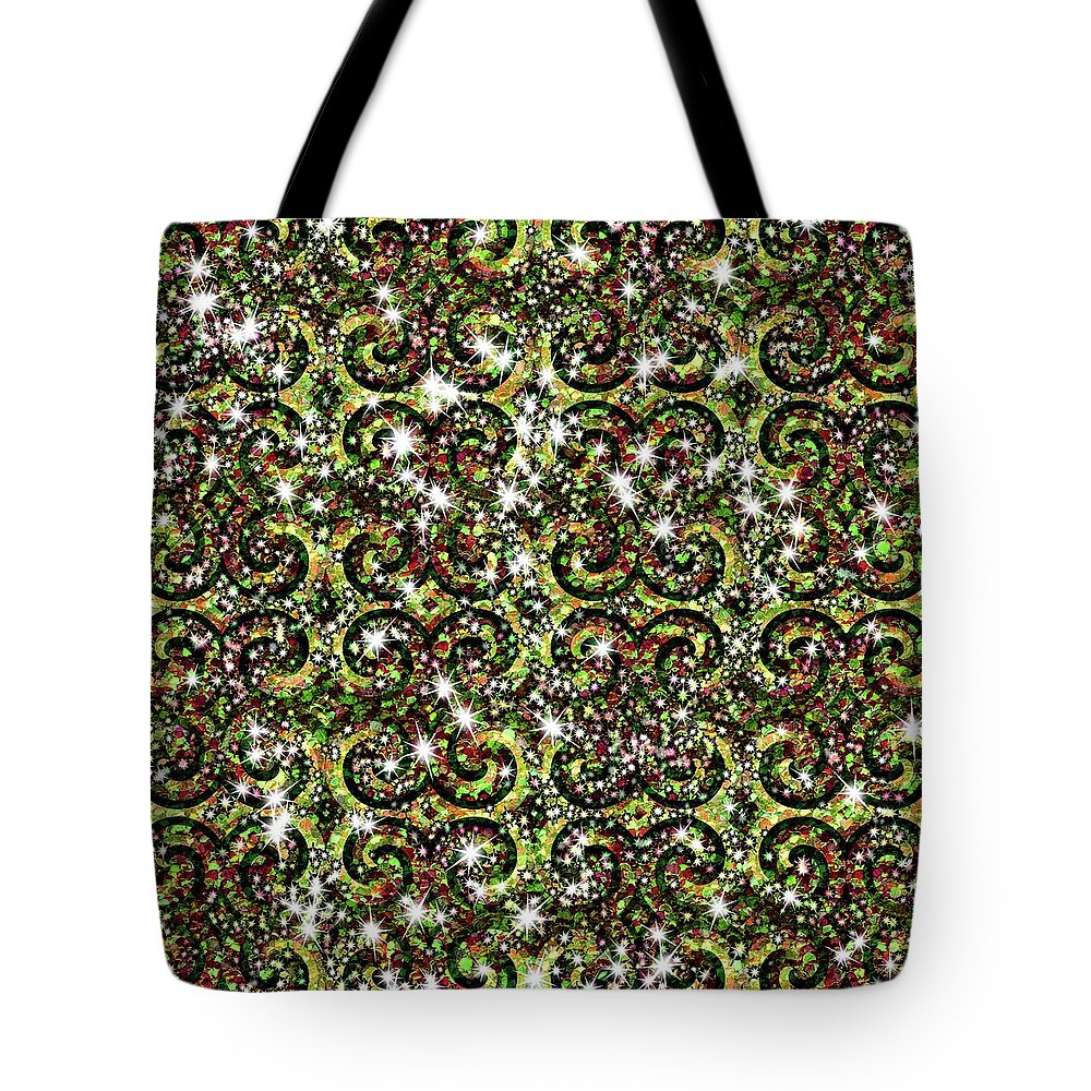 Green Sparkle Swirl - Tote Bag