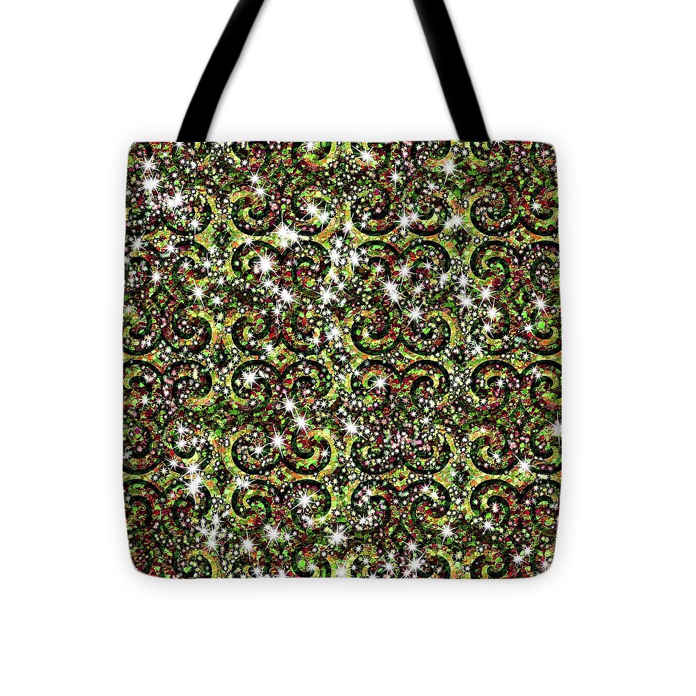 Green Sparkle Swirl - Tote Bag