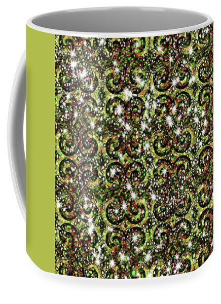 Green Sparkle Swirl - Mug