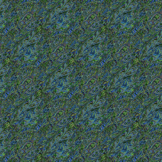 Green Blue Liquid Swirl Digital Image Download
