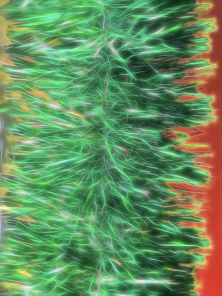 Green Garland Abstract Digital Image Download