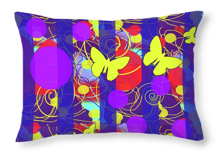 Happy Spring Pattern - Throw Pillow