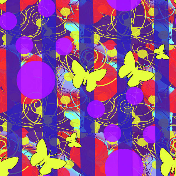 Happy Spring Pattern - Art Print