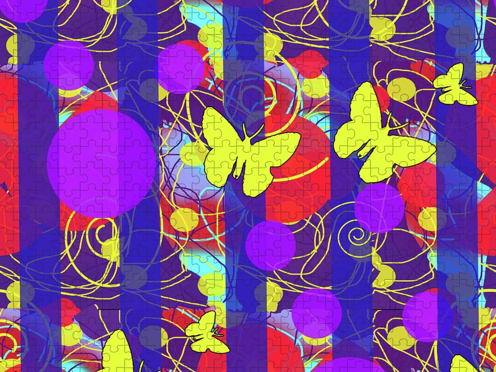 Happy Spring Pattern - Puzzle