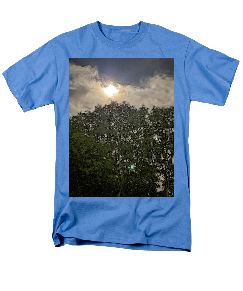 Harvest Moon Over Trees - Men's T-Shirt  (Regular Fit)