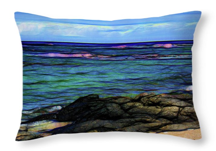 Hawaiian Ocean - Throw Pillow