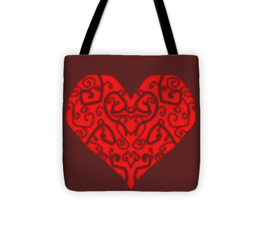 Heart Swirls - Tote Bag