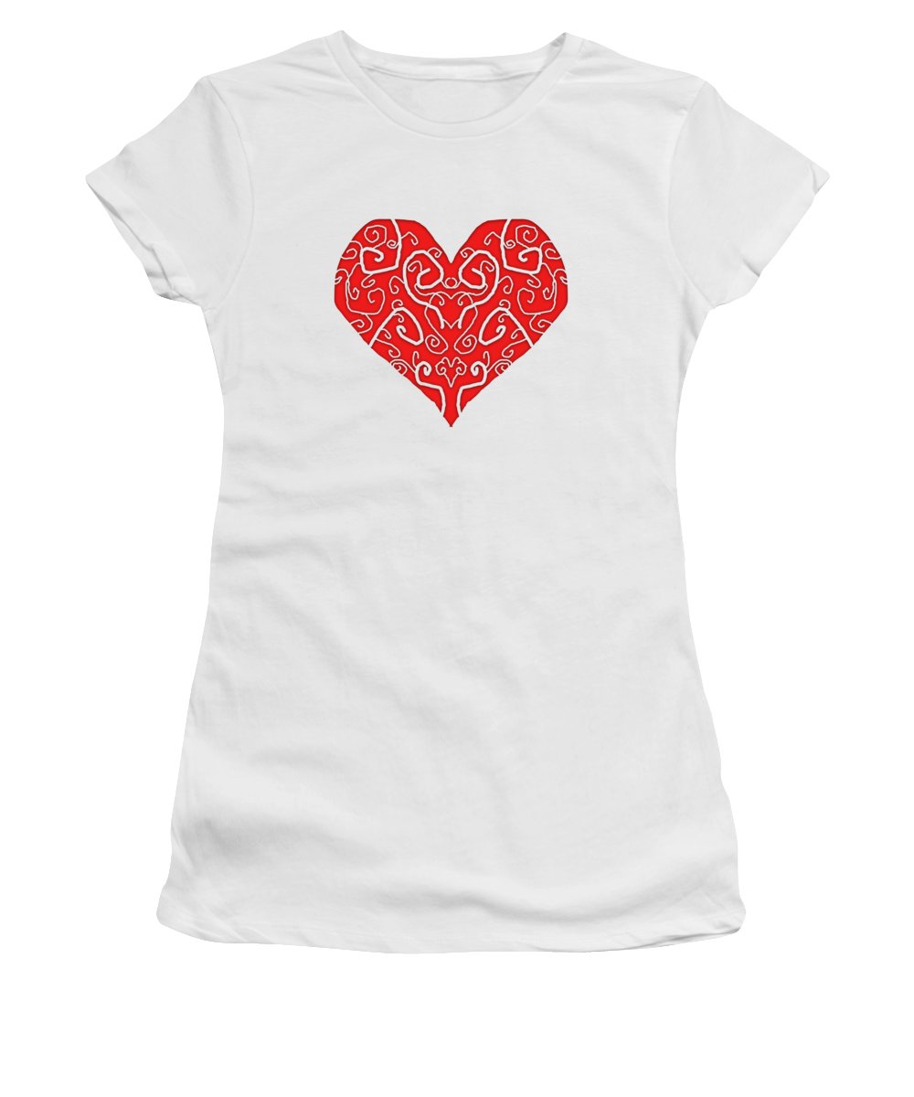 Heart Swirls - Women's T-Shirt